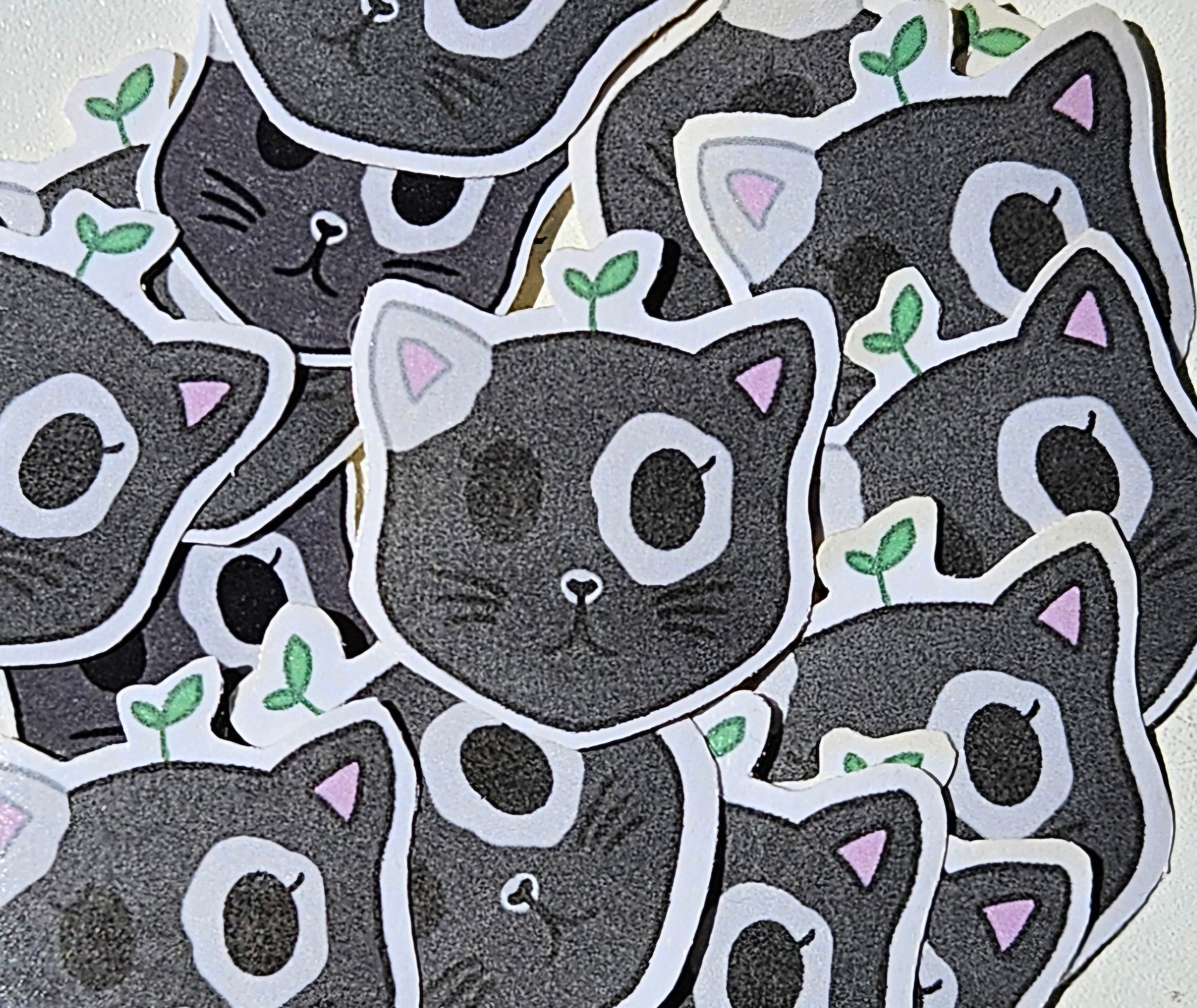 "Pflanzenkatze" Sticker