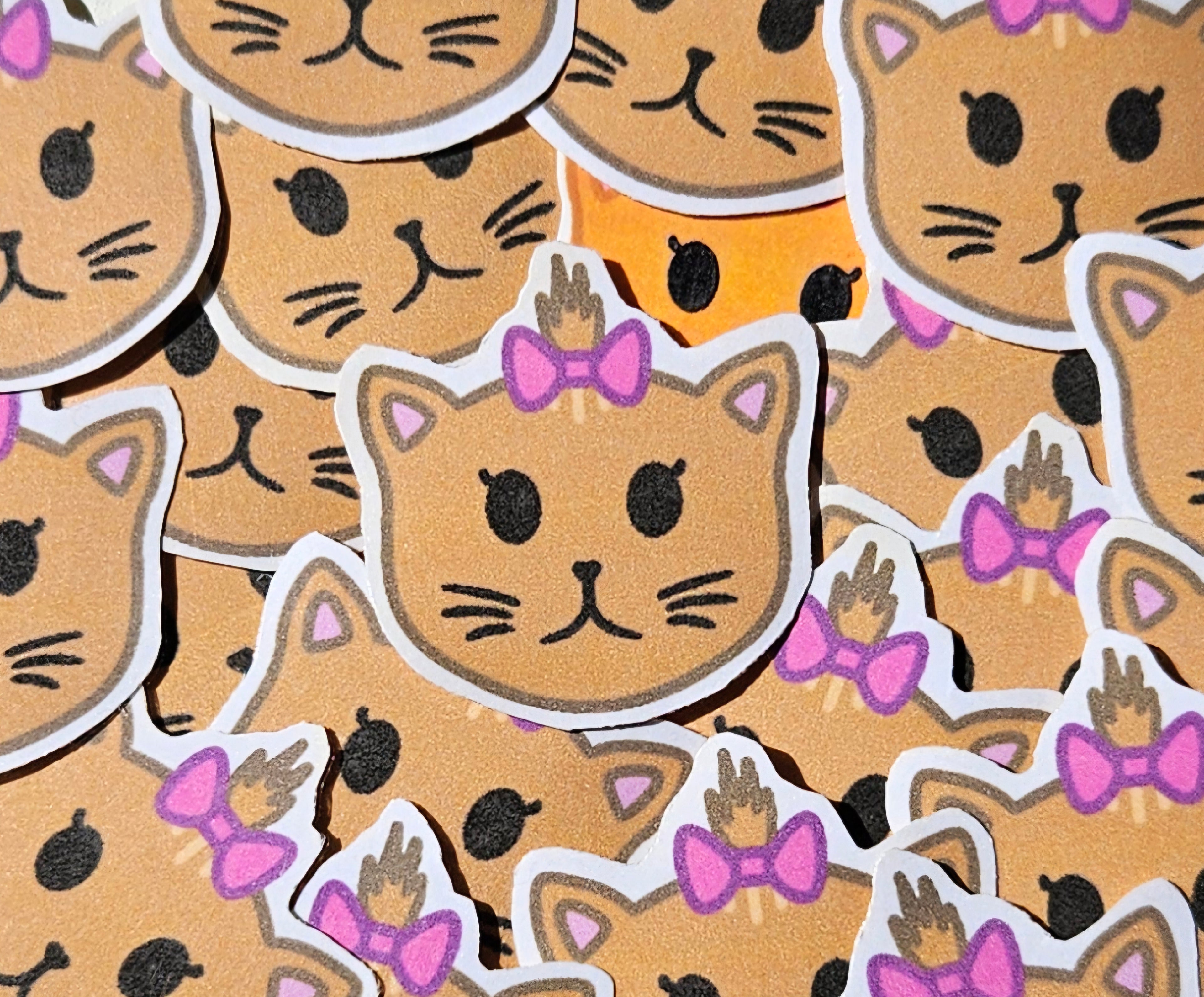 "Schleifchenkatze" Sticker