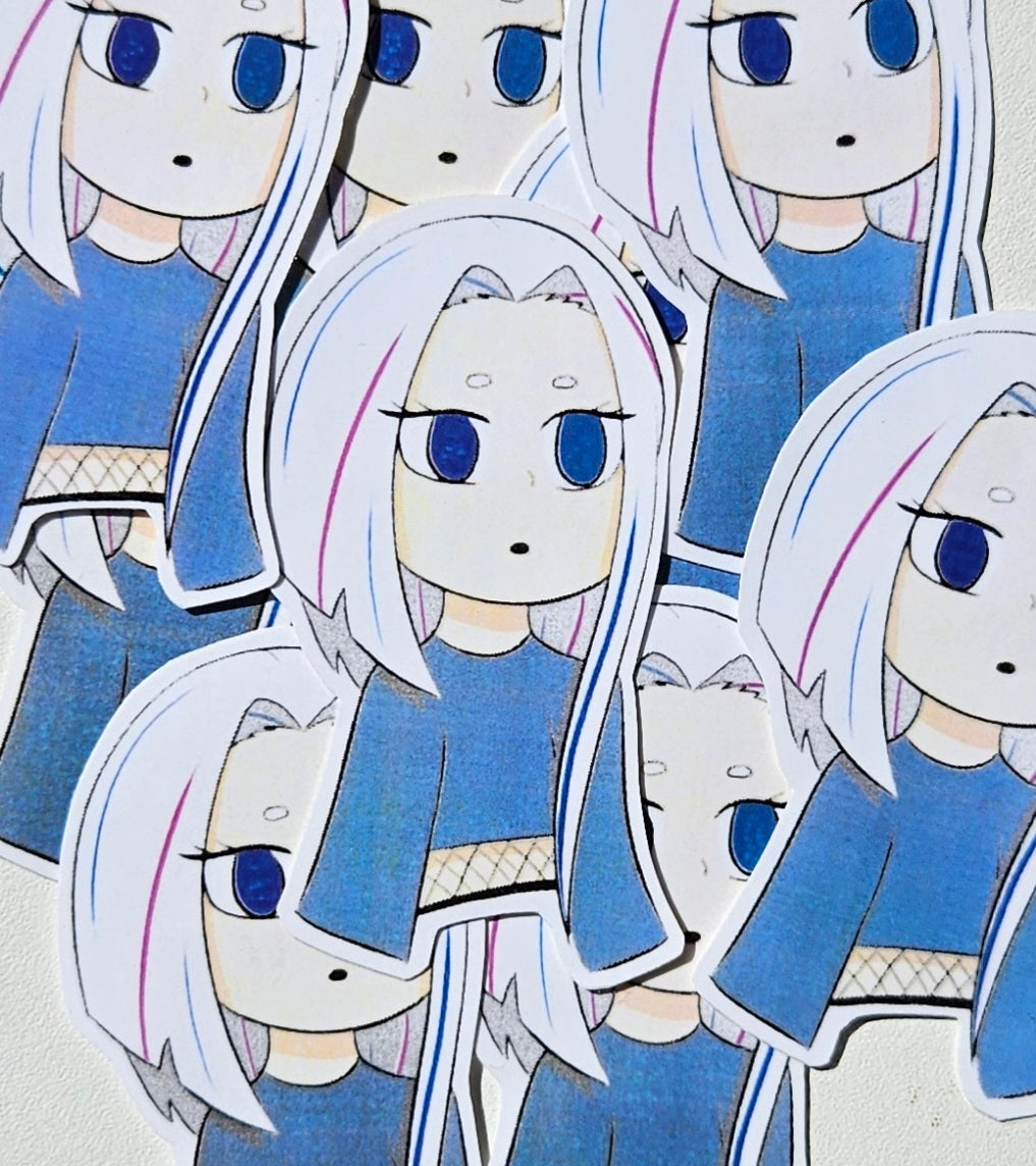 "verwirrtes Mädchen" Sticker