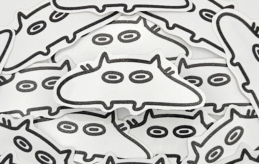 "Blobkatze" Katzen Sticker