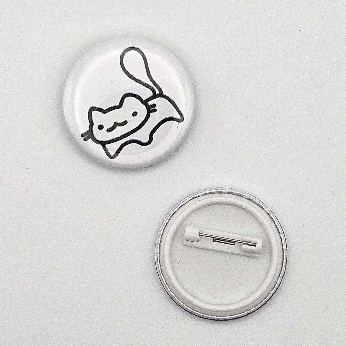 träumender Katzen Button