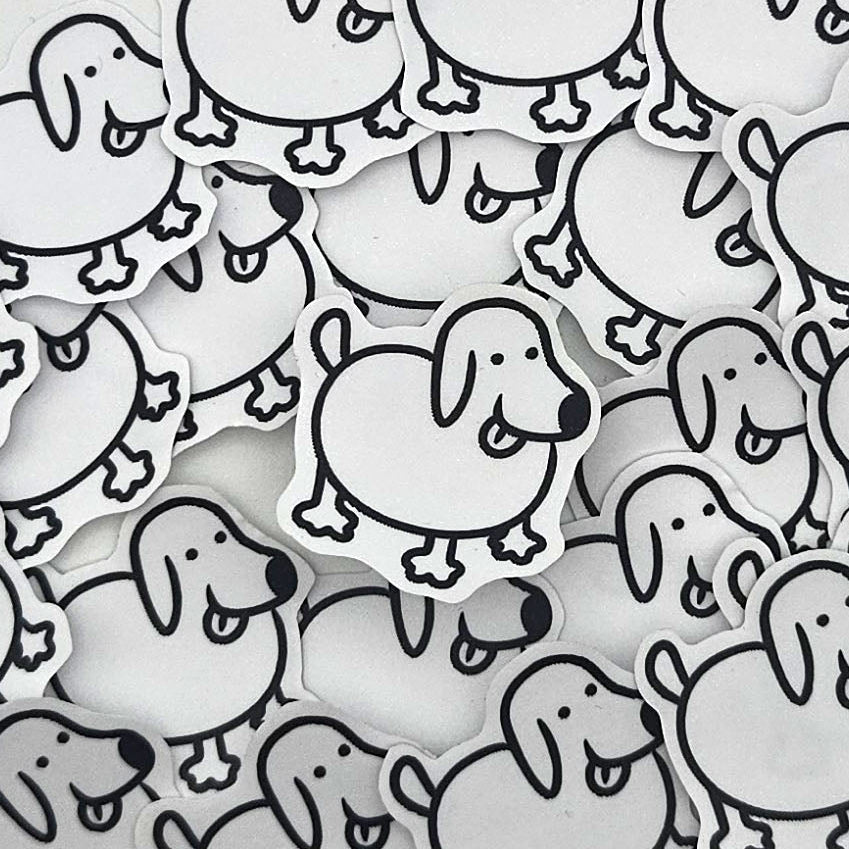 abwesender Hunde Sticker