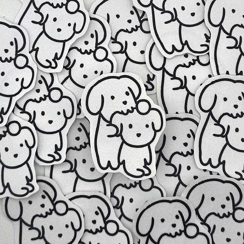 Pärchen Hunde Sticker