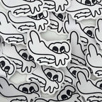 Mittelfinger Hunde Sticker