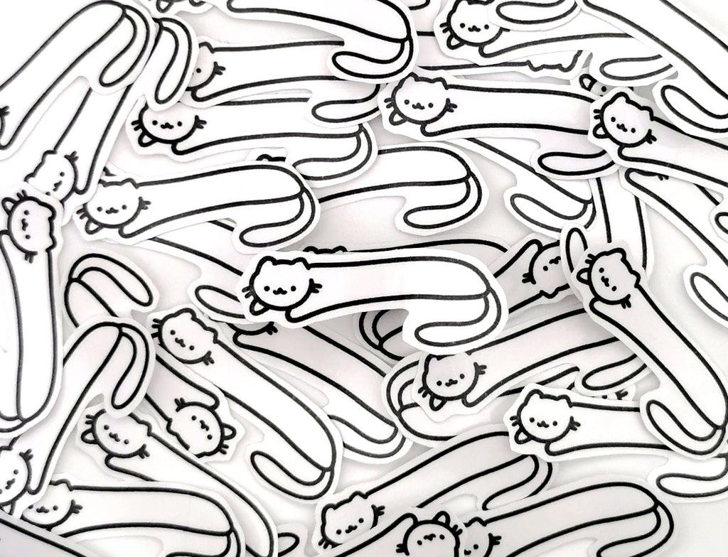 "Nudelkatze" Katzen Sticker
