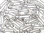 "Nudelkatze" Katzen Sticker