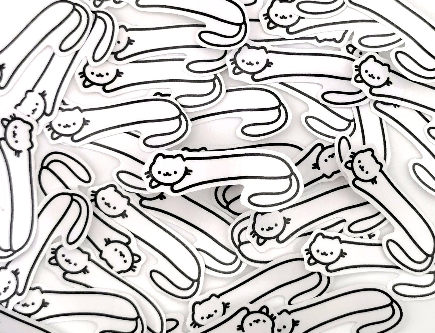 "Nudelkatze" Katzen Sticker
