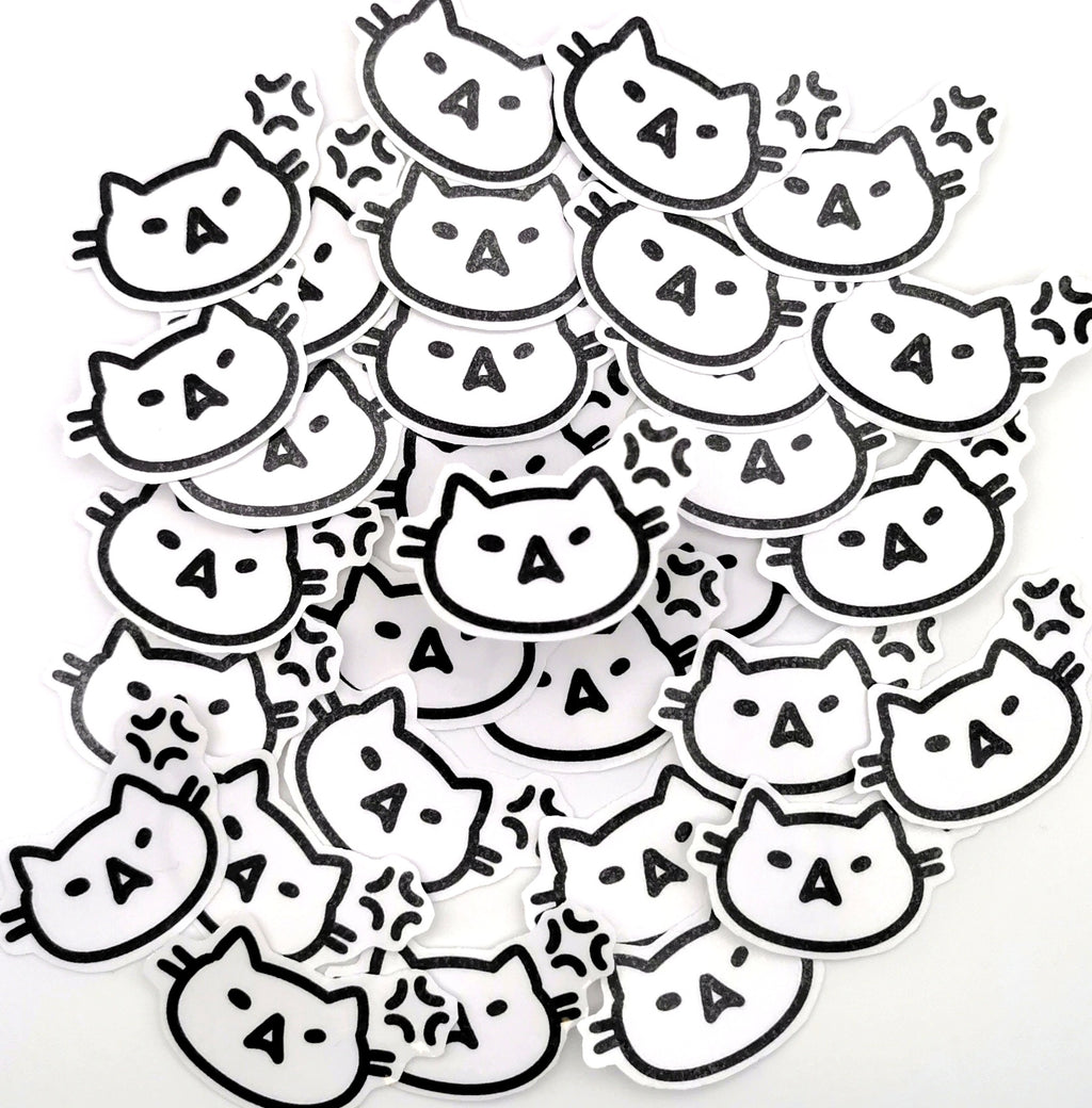 "genervte Katze" Katzen Sticker