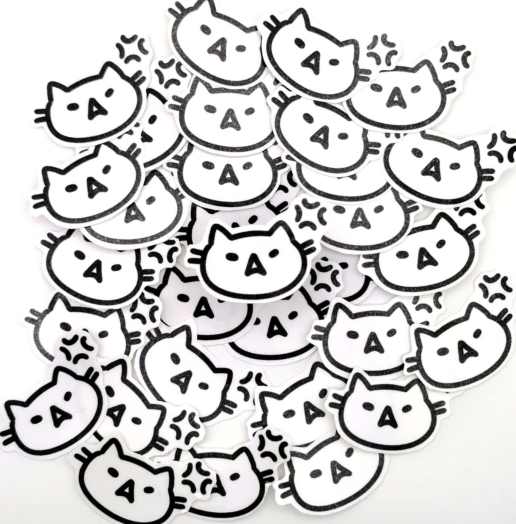 "genervte Katze" Katzen Sticker