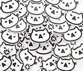 "genervte Katze" Katzen Sticker
