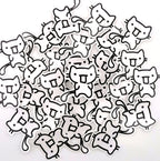 "sprachlose Katze" Katzen Sticker
