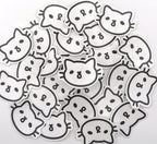 "verschlafene Katze" Katzen Sticker