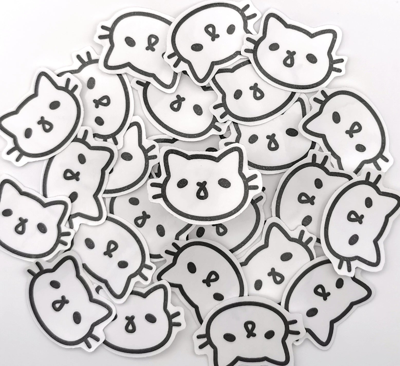 "verschlafene Katze" Katzen Sticker