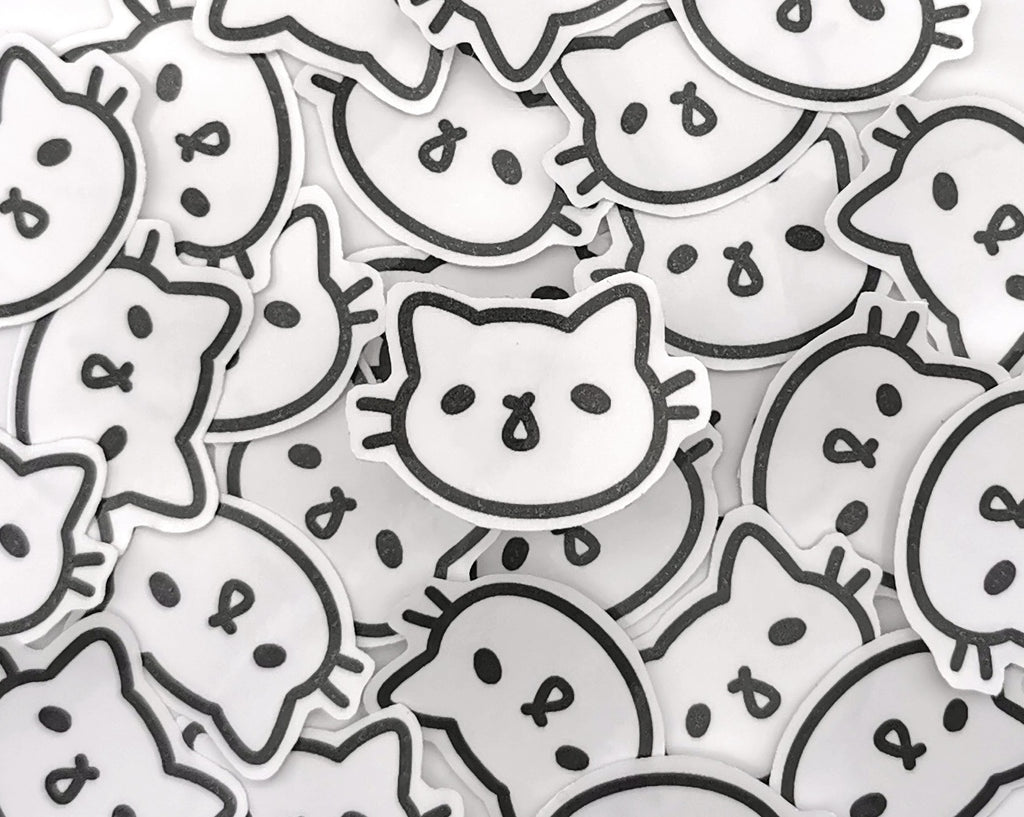 "verschlafene Katze" Katzen Sticker