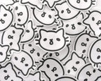 "verschlafene Katze" Katzen Sticker