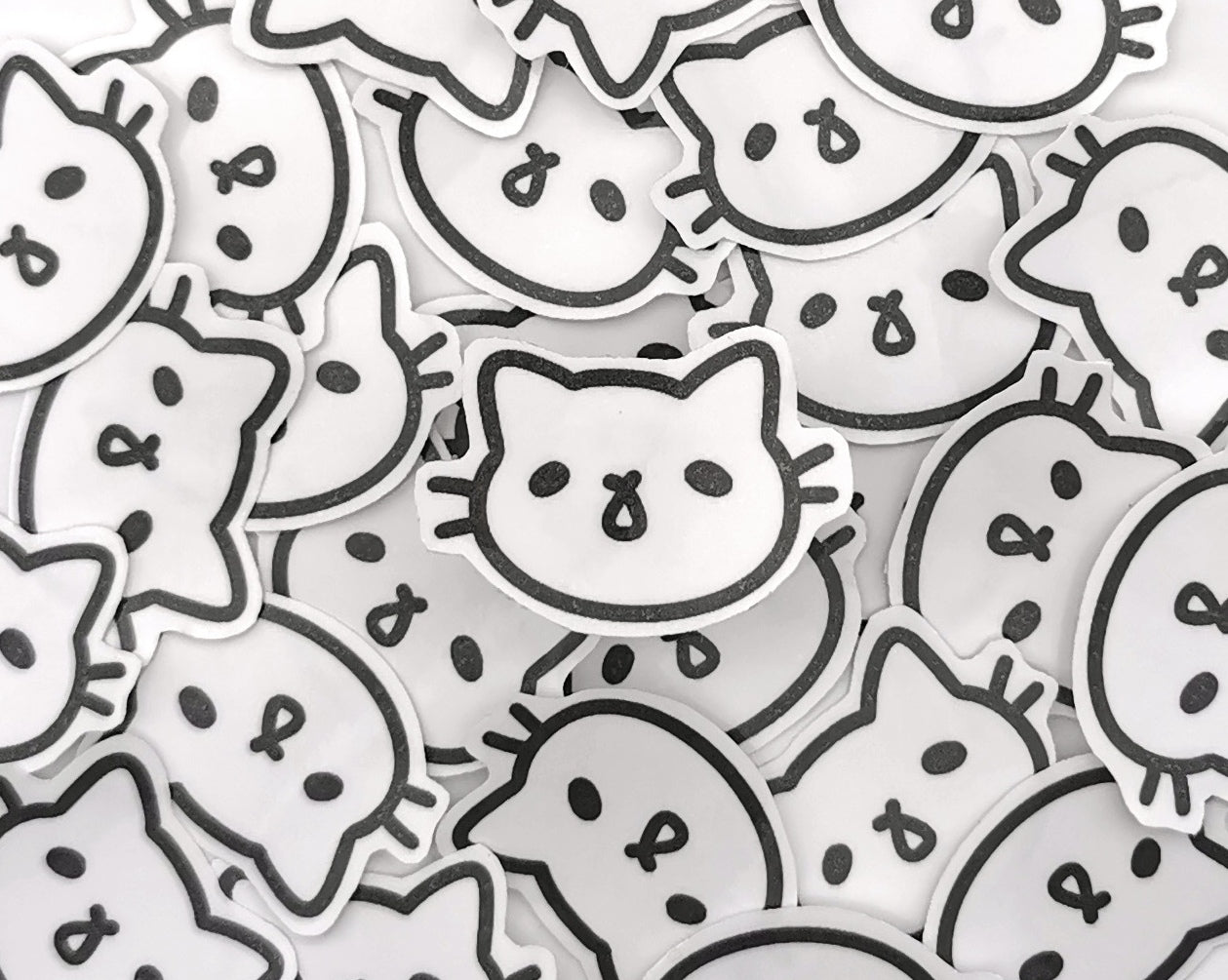 "verschlafene Katze" Katzen Sticker