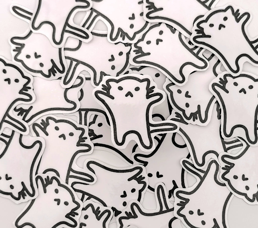 "Leben am Limit Katze" Katzen Sticker