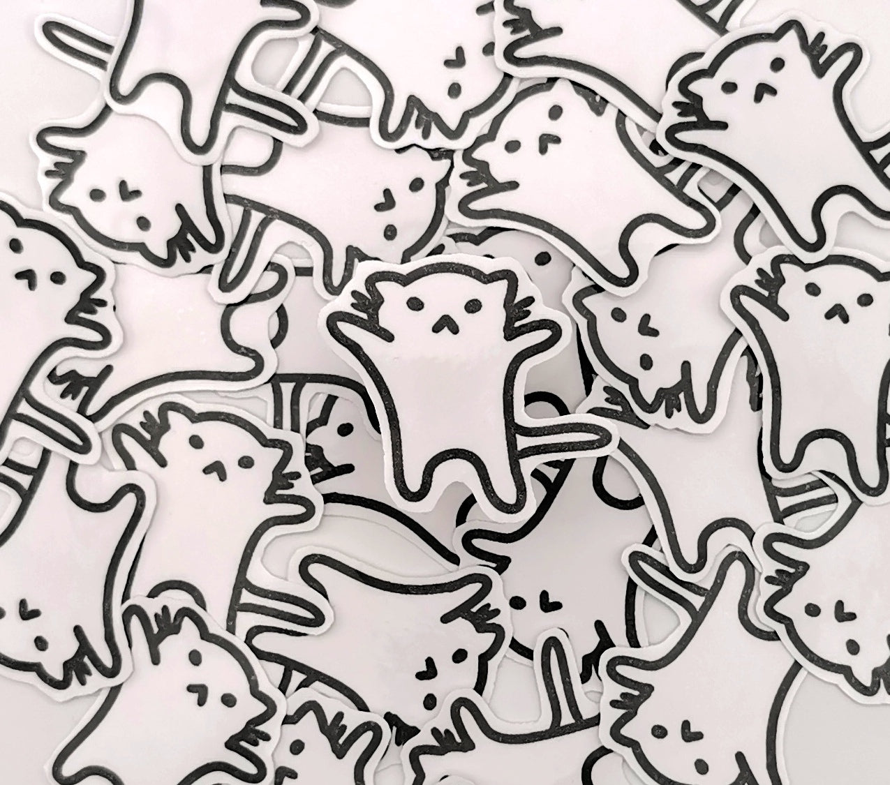 "Leben am Limit Katze" Katzen Sticker