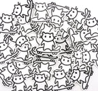 "Skateboardkatze" Katzen Sticker