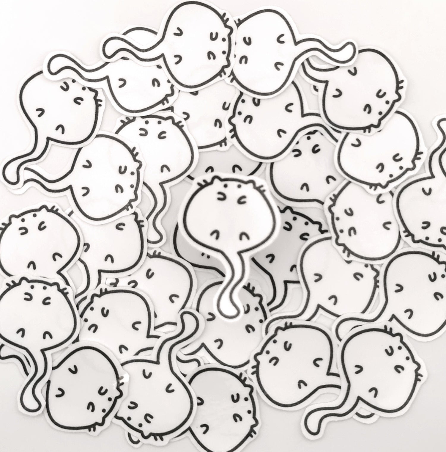"Ballonkatze" Katzen Sticker
