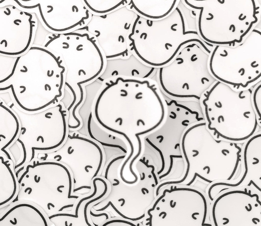 "Ballonkatze" Katzen Sticker