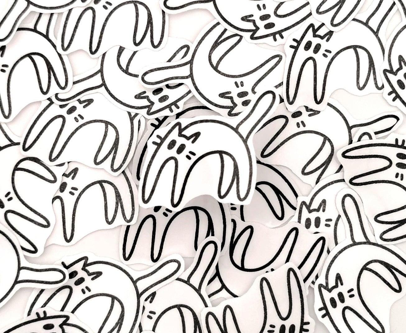 "Angstkatze" Katzen Sticker