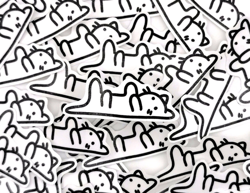 Ein süßer Katzensticker für Fellfreunde