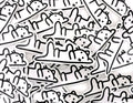 Ein süßer Katzensticker für Fellfreunde