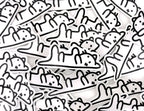 Ein süßer Katzensticker für Fellfreunde