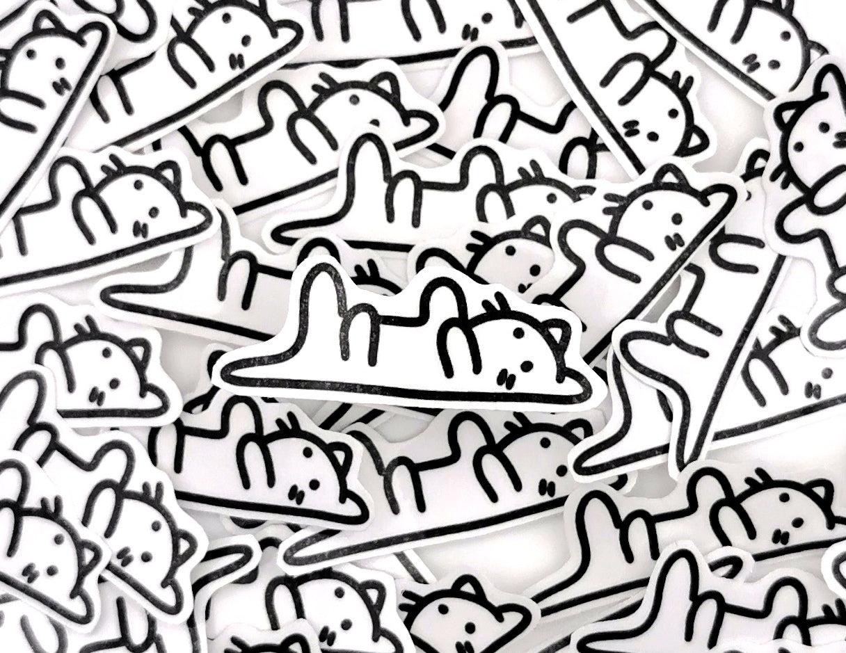 Ein süßer Katzensticker für Fellfreunde