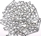 Ein süßer Katzensticker für Fellfreunde