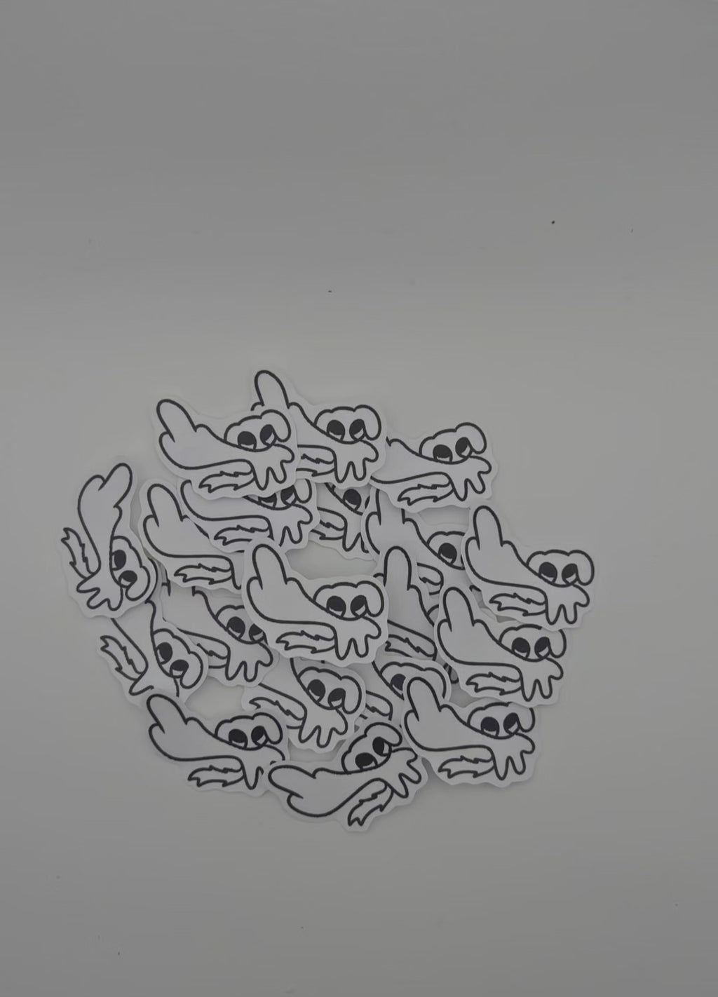 Mittelfinger Hunde Sticker