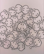 "Ballonkatze" Katzen Sticker
