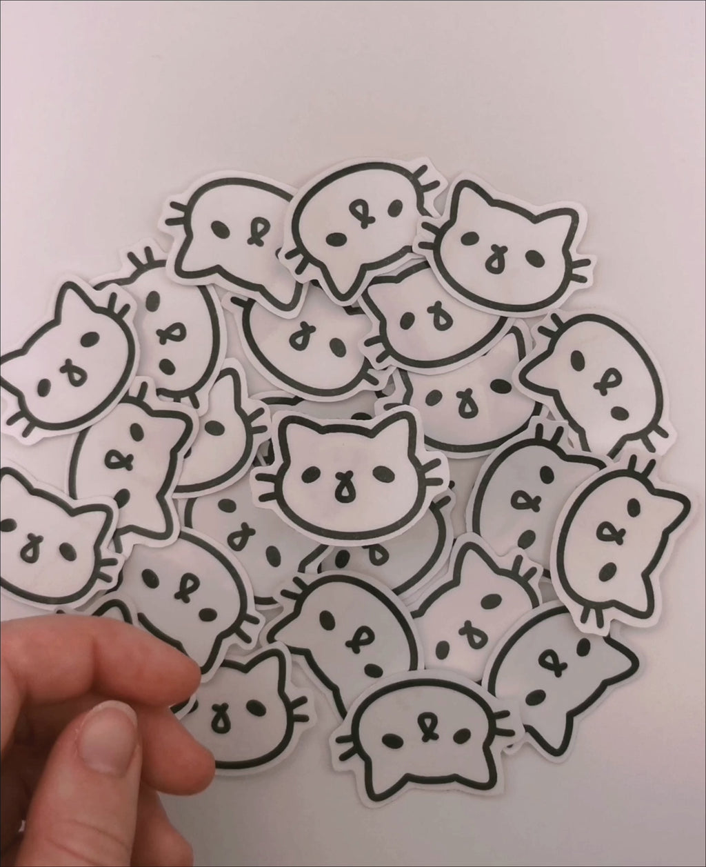 "verschlafene Katze" Katzen Sticker