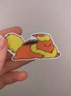 "Flammen Evee" Poki Sticker